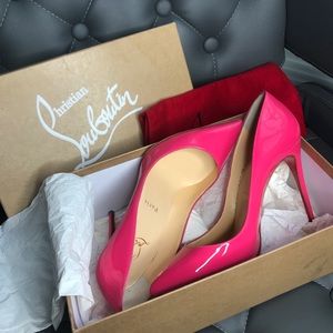 Christian Loubution patent pinky  Pigalle Follies